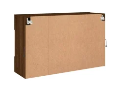 vidaXL TV-Wandschrank mit LED-Leuchten Braun Eichen-Optik 3