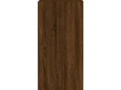 vidaXL TV-Wandschrank mit LED-Leuchten Braun Eichen-Optik 40,5x35x80cm
