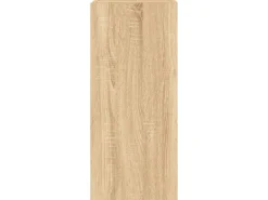 vidaXL TV-Wandschrank mit LED-Leuchten Sonoma-Eiche 30,5x35x70 cm