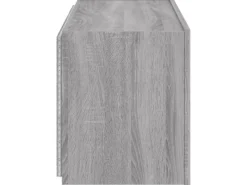 vidaXL TV-Wandschrank mit LED-Leuchten Grau Sonoma 80x35x41 cm