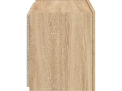 vidaXL TV-Wandschrank mit LED-Leuchten Sonoma-Eiche 60x35x41 cm