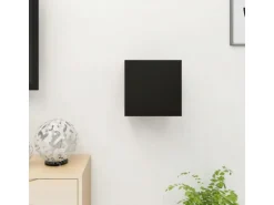 vidaXL TV-Wandschrank Schwarz 30,5x30x30 cm