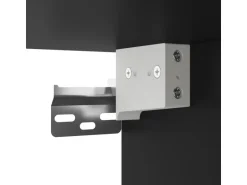vidaXL TV-Wandschrank Schwarz 40x34,5x80 cm