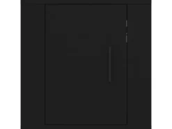 vidaXL TV-Wandschrank Schwarz 40x34,5x40 cm