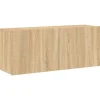 vidaXL TV-Wandschrank Sonoma-Eiche 100x30x41 cm