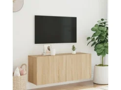 vidaXL TV-Wandschrank Sonoma-Eiche 100x30x41 cm