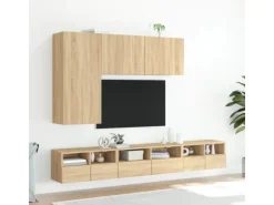 vidaXL TV-Wandschrank Sonoma-Eiche 100x30x41 cm