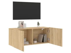vidaXL TV-Wandschrank Sonoma-Eiche 100x30x41 cm