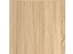 vidaXL TV-Wandschrank Sonoma-Eiche 40,5x30x102 cm Holzwerkstoff
