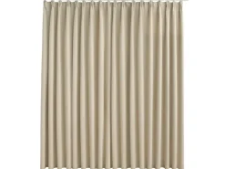 vidaXL Verdunkelungsvorhang mit Haken Beige 290 x 245 cm