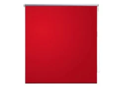 vidaXL Verdunklungsrollo Verdunkelungsrollo Rollo 60x120 Rot