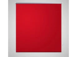 vidaXL Verdunklungsrollo Verdunkelungsrollo Rollo 60x120 Rot