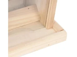vidaXL Vogelfutterhäuser 4 Stk. Tannenholz