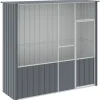vidaXL Voliere Anthrazit 215x78x200 cm Verzinkter Stahl