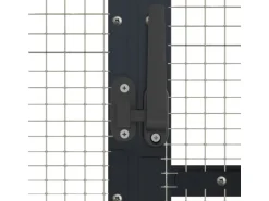 vidaXL Voliere Anthrazit 179x100x185 cm Aluminium
