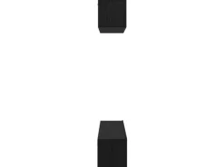 vidaXL Wand TV Schrank 4 Stk Schwarz Eichen-Optik Holzwerkstoff 3393361