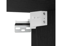 vidaXL Wand TV Schrank Schwarz Eichen-Optik Holzwerkstoff 3393271