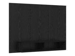 vidaXL Wand TV Schrank Schwarz Eichen-Optik 120 x 23,5 x 90 cm 875187
