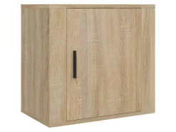 vidaXL Wand-Nachttisch Sonoma-Eiche 50x30x47 cm