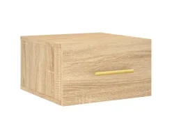 vidaXL Wand-Nachttische 2 Stk Sonoma-Eiche 35x35x20 cm Modell 3