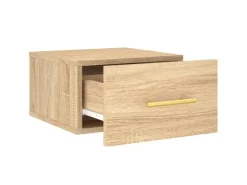 vidaXL Wand-Nachttische 2 Stk Sonoma-Eiche 35x35x20 cm Modell 3