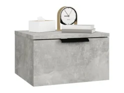 vidaXL Wand-Nachttische 2 Stk Betongrau 34x30x20 cm