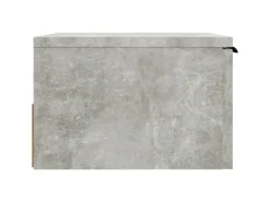 vidaXL Wand-Nachttische 2 Stk Betongrau 34x30x20 cm