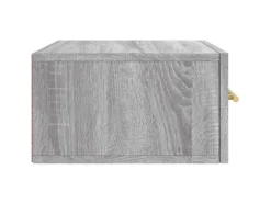 vidaXL Wand-Nachttische 2 Stk Grau Sonoma 35x35x20 cm Modell 1