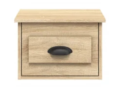 vidaXL Wand-Nachttische 2 Stk Sonoma-Eiche 41,5x36x28 cm
