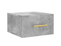 vidaXL Wand-Nachttische 2 Stk Betongrau 35x35x20 cm Modell 5
