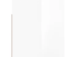 vidaXL Wand-Nachttische 2 Stk Hochglanz-Weiß 50x36x40 cm