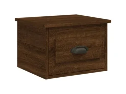vidaXL Wand-Nachttische 2 Stk Braun Eichen-Optik 41,5x36x28 cm