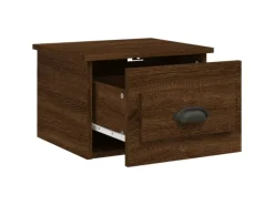 vidaXL Wand-Nachttische 2 Stk Braun Eichen-Optik 41,5x36x28 cm