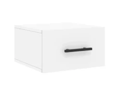 vidaXL Wand-Nachttische 2 Stk Weiß 35x35x20 cm Modell 5