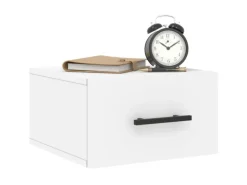 vidaXL Wand-Nachttische 2 Stk Weiß 35x35x20 cm Modell 5