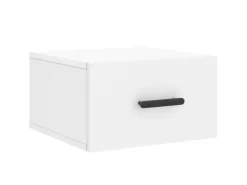 vidaXL Wand-Nachttische 2 Stk Weiß 35x35x20 cm Modell 3