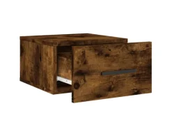 vidaXL Wand-Nachttische 2 Stk Räuchereiche 35x35x20 cm Modell 2