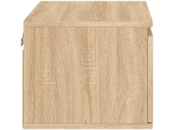 vidaXL Wand-Nachttische mit LED-Leuchten 2 Stk Sonoma-Eiche Modell 4