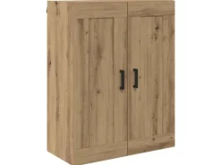 vidaXL Wandschrank Artisan-Eiche 69,5 x 34 x 90 cm Holzwerkstoff 882431