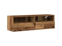 vidaXL Wand-TV-Schrank 2 Stk Altholz 100x30x30cm Holzwerkstoff 862189