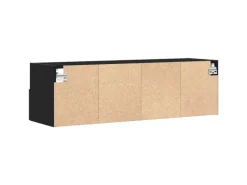 vidaXL Wand-TV-Schrank 2 Stk Schwarz Eichen-Optik 100x30x30cm 862193