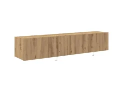 vidaXL Wand-TV-Schrank Eiche Handwerklich 80 x 35 x 31 cm Holzwerkstoff 863107