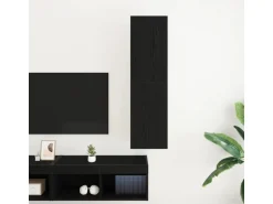 vidaXL Wand-TV-Schrank Schwarze Eiche 30,5 x 30 x 110 cm Holzwerkstoff 862572