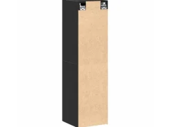 vidaXL Wand-TV-Schrank Schwarze Eiche 30,5 x 30 x 110 cm Holzwerkstoff 862572