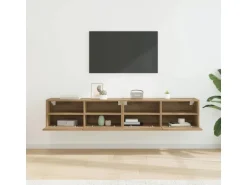 vidaXL Wand-TV-Schränke 2 Stk Artisan-Eiche 80 x 30 x 30 cm Holzwerkstoff 882931