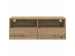 vidaXL Wand-TV-Schränke 2 Stk Artisan-Eiche 80 x 30 x 30 cm Holzwerkstoff 882931