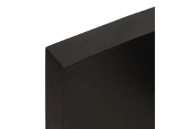 vidaXL Waschtischplatte Dunkelgrau 80x50x6 cm Massivholz Behandelt