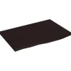 vidaXL Waschtischplatte Dunkelgrau 60x40x2 cm Massivholz Behandelt