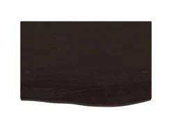 vidaXL Waschtischplatte Dunkelgrau 60x40x4 cm Massivholz Behandelt