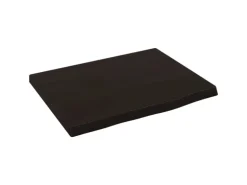vidaXL Waschtischplatte Dunkelgrau 40x30x2 cm Massivholz Behandelt